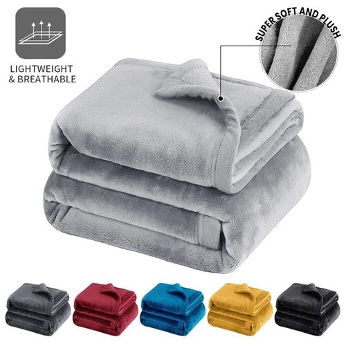 Large plush fleece throw - plush, super